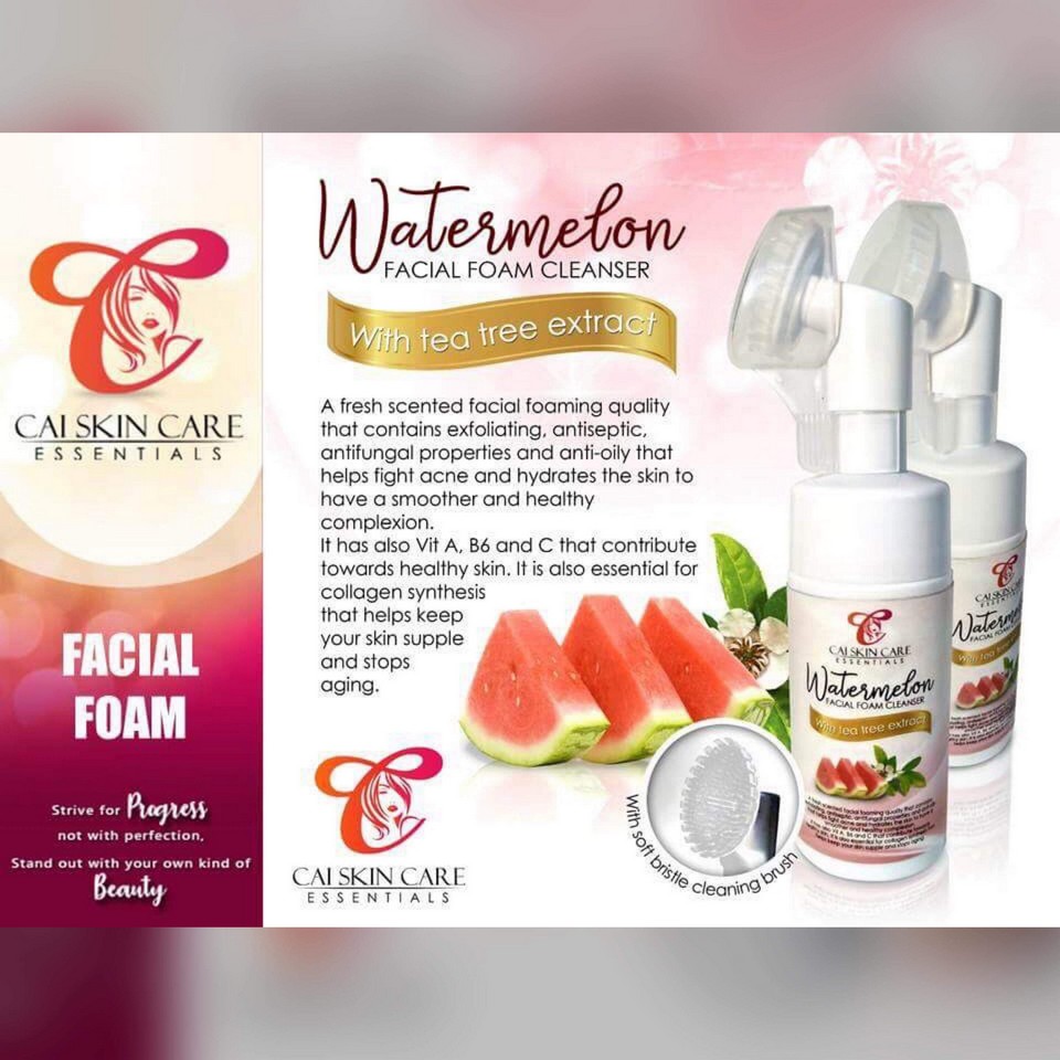 Watermelon Facial Foam Cleanser